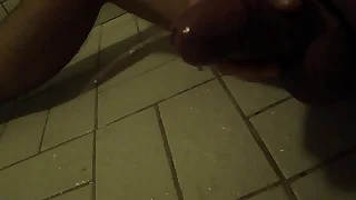 Pissing hard by &lpar;and on&rpar; myself